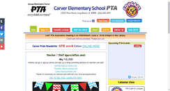 Desktop Screenshot of carverschoolpta.org